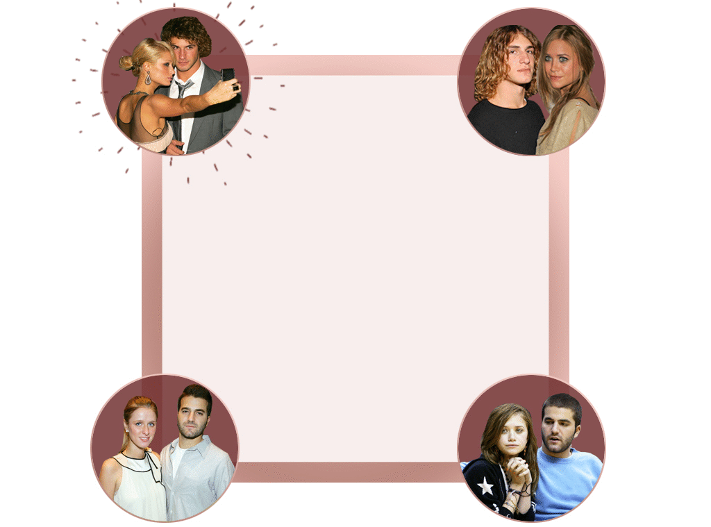 Love Squares, Paris Hilton, Stavros Niarchos, Mary-Kate Olsen, David Katzenberg